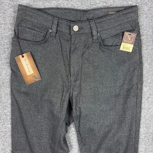 NEW 34 Heritage Charisma Pants Mens 34x32 Gray Feather Tweed Chino Stretch NWT